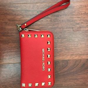 Michael Kors Studded Wristlet